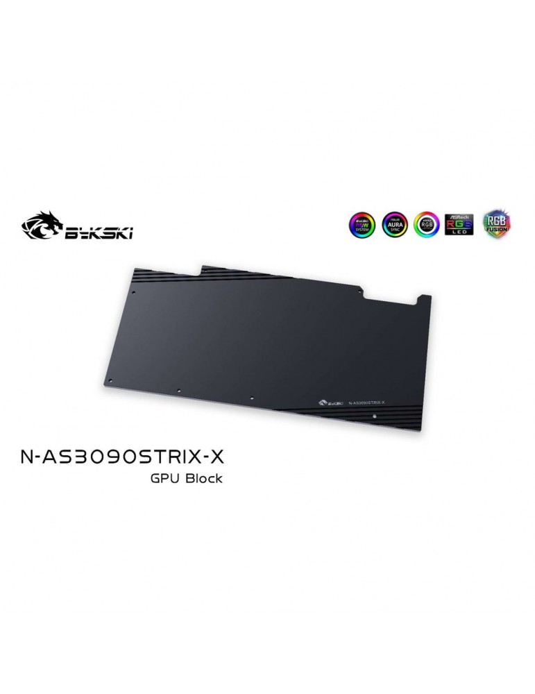 Bykski Waterblock GPU RTX 3080 / 3090 Asus ROG Strix (incl. Backplate) N-AS3090STRIX-X Bykski - 2