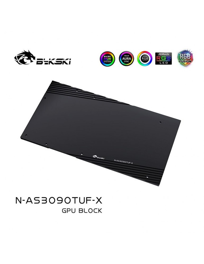 Bykski Waterblock GPU RTX 3080 / 3090 ASUS TUF (incl. Backplate)  N-AS3090TUF-X Bykski - 6