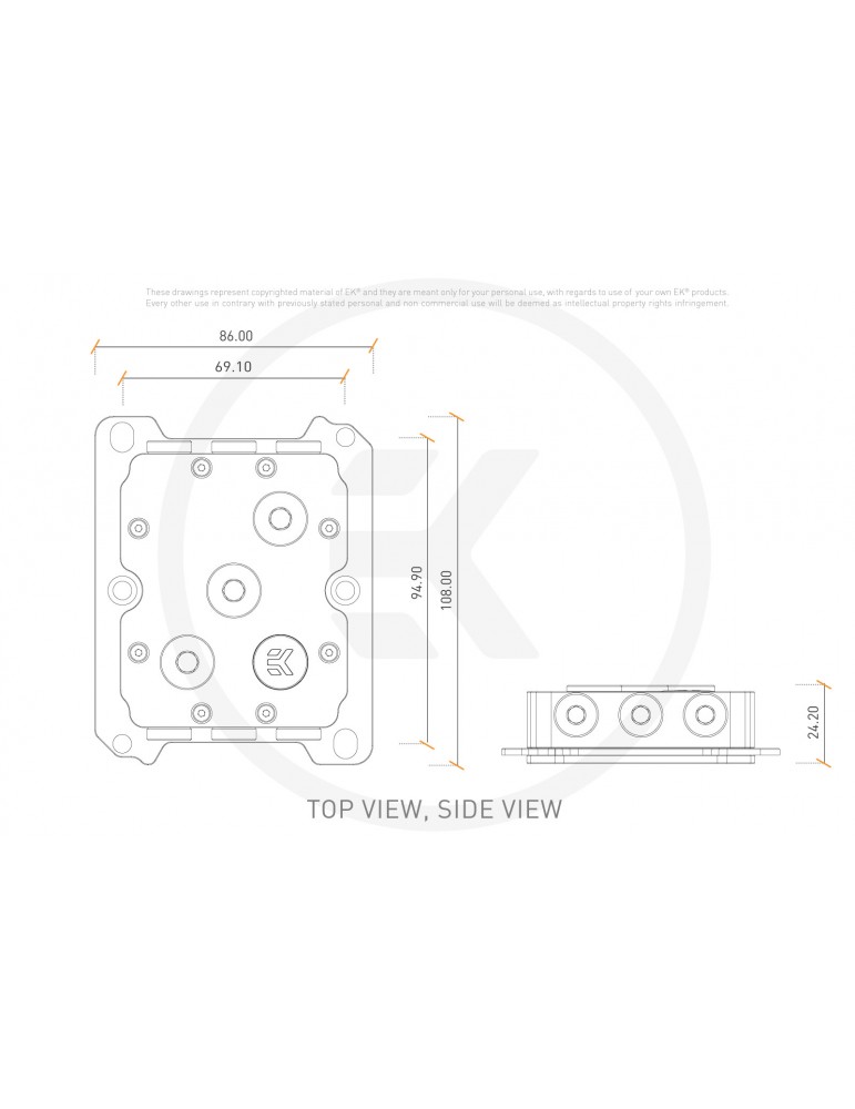 EK Waterblock CPU EK-Annihilator Pro - Narrow ILM EKWB - 7