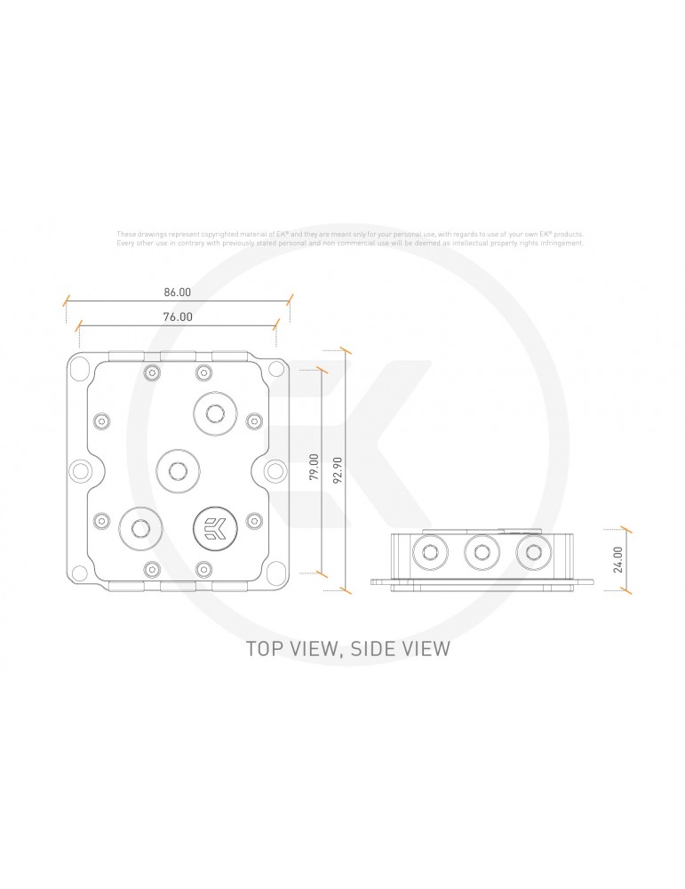 EK Waterblock CPU EK-Annihilator Pro - Square ILM EKWB - 7
