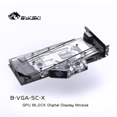 Bykski GPU Terminal con schermo LCD e Sensore di Temperatura - Clear - Acrilico - B-VGA-SC-X Bykski - 4