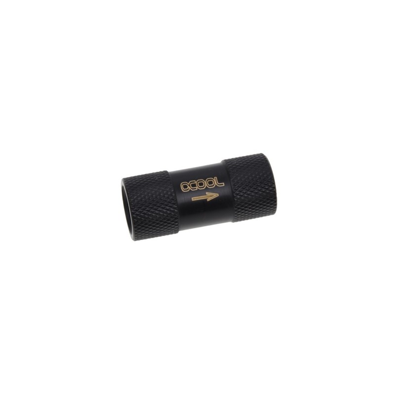Alphacool Valvola di non ritorno F/F G1/4 - Deep black Alphacool Valvola di non ritorno F/F G1/4 - Deep black