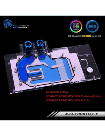 Bykski GPU Fullcover Gigabyte Aorus 1080TI / Extreme  N-GV1080TIXT-X