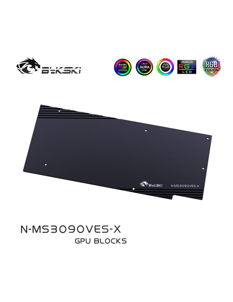 Bykski Waterblock GPU RTX 3080 / 3090 MSI VENTUS 3X V2 (incl. Backplate)  N-MS3090VES-X Bykski - 5
