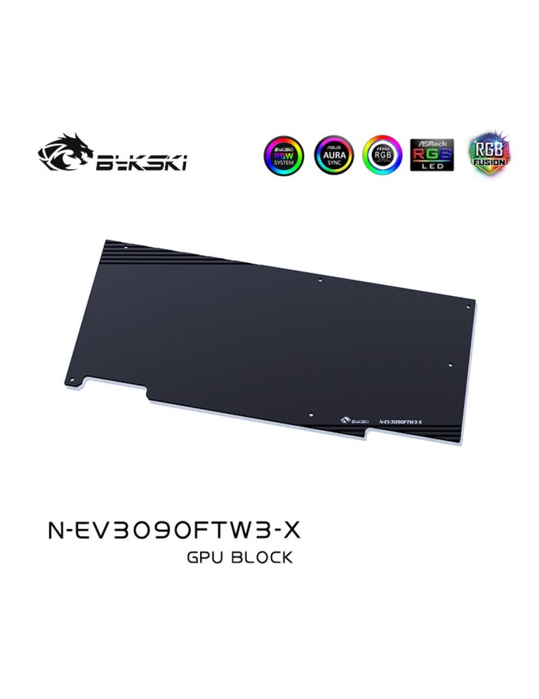 Bykski Waterblock GPU EVGA FTW3 3090 / 3080 (incl. Backplate) N-EV3090FTW3-X Bykski - 4
