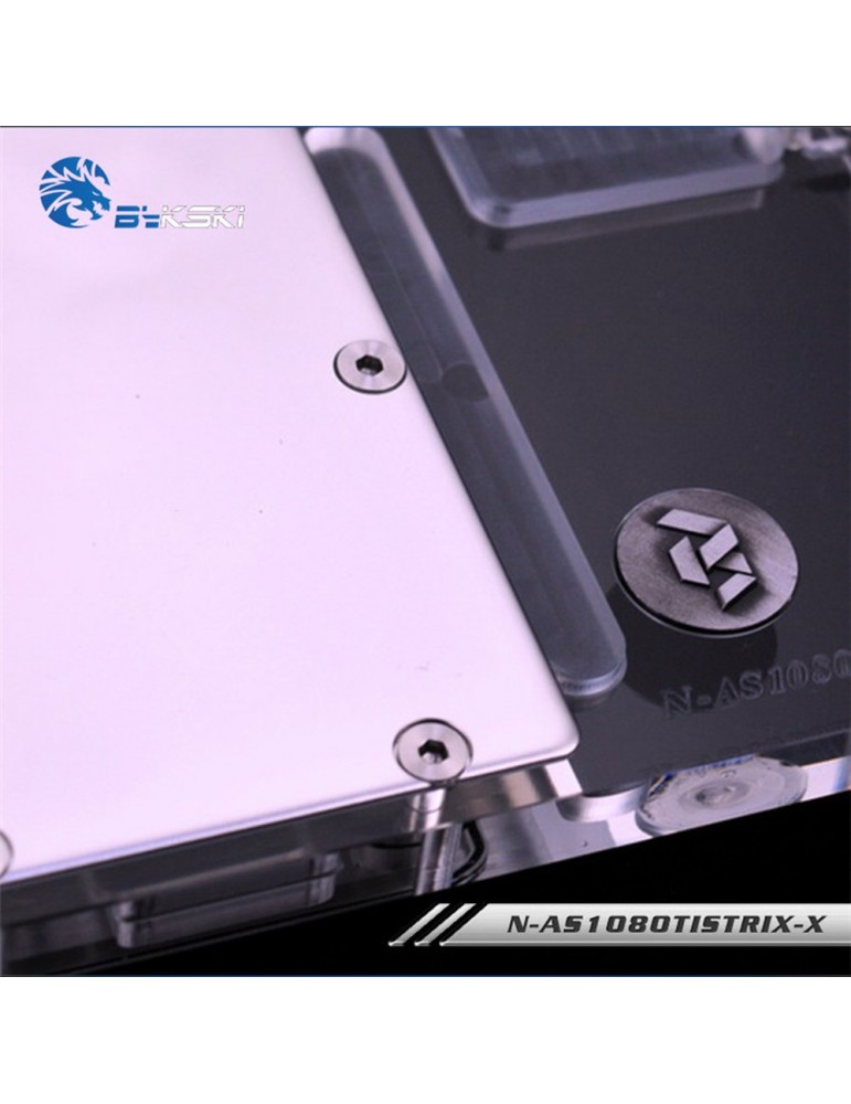 Bykski GPU Fullcover Asus Strix 1080(TI)/70/60 N-AS1080TISTRIX-X Bykski - 6