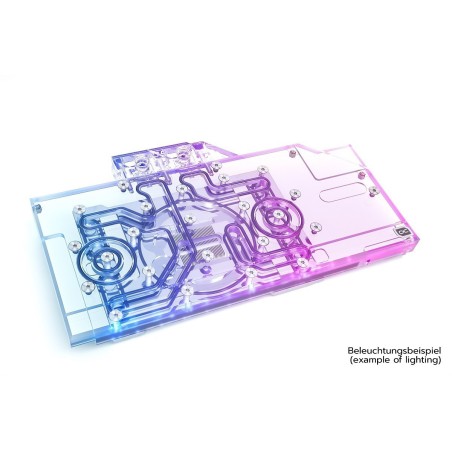 Alphacool Eisblock Aurora Acryl GPX-A Radeon RX 6800/6800XT/6900XT Nitro+ Backplate