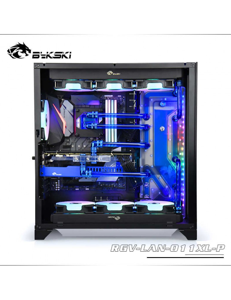 Bykski RGV-LAN-011XL-P Distribution Plate per Lian Li PC 011XL- RGW 5V Bykski - 1