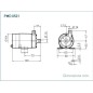 SANSO PMD-0531 pompa 220V AC Attacchi Portatubo