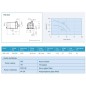 SANSO PMD-0531 pompa 220V AC Attacchi Portatubo
