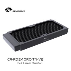 Bykski 240mm Radiatore slim D30 V2 Full Copper - CR-RD240RC-TN-V2 Bykski - 5