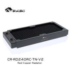 Bykski 240mm Radiatore slim D30 V2 Full Copper - CR-RD240RC-TN-V2 Bykski - 4