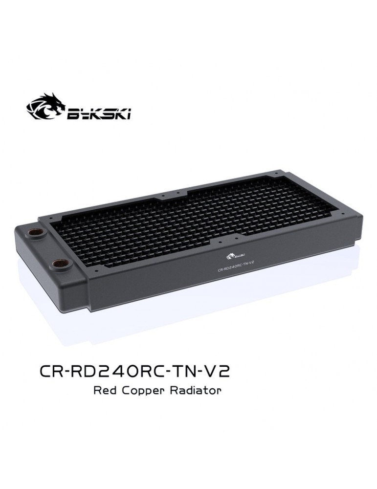 Bykski 240mm Radiatore slim D30 V2 Full Copper - CR-RD240RC-TN-V2 Bykski - 4