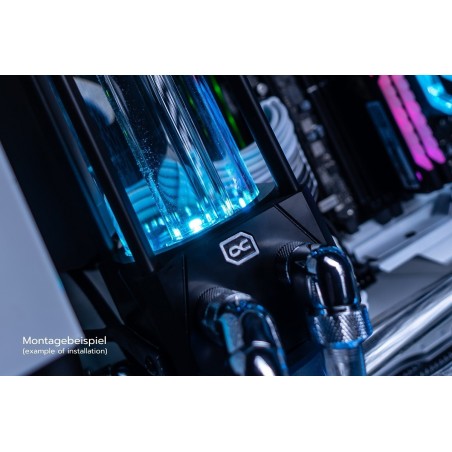 Alphacool Eisbecher Aurora D5 150mm Acetal/Vetro (pompa non inclusa)
