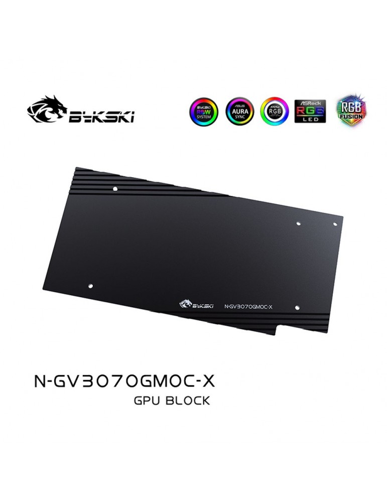 Bykski Waterblock GPU Gigabyte 3070 Gaming OC / Eagle OC / Vision OC (incl. Backplate) N-GV3070GMOC-X Bykski - 3
