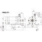 SANSO PMD-371 pompa 220V AC Attacchi PORTATUBO SANSO PMD-371 pompa 220V AC Attacchi PORTATUBO