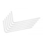 EK-Loop Tubo Rigido 16mm 0.8m Pre-piegato 90° - Acrylic (6pcs)