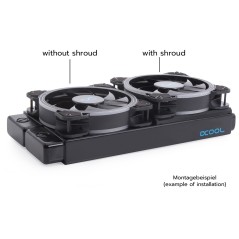 Alphacool Convogliatore Antivibrazioni 120mm (Spessore 7mm) + 4 viti M3x37mm Alphacool - 3