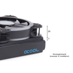 Alphacool Convogliatore Antivibrazioni 120mm (Spessore 7mm) + 4 viti M3x37mm Alphacool - 4