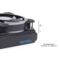 Alphacool Convogliatore Antivibrazioni 120mm (Spessore 7mm) + 4 viti M3x37mm