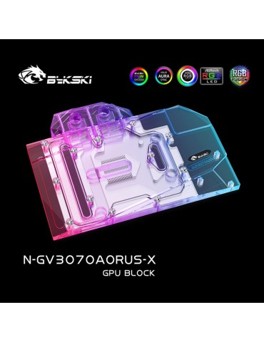 Bykski Waterblock GPU Gigabyte 3070/3060Ti Aorus (incl. Backplate) N-GV3070AORUS-X