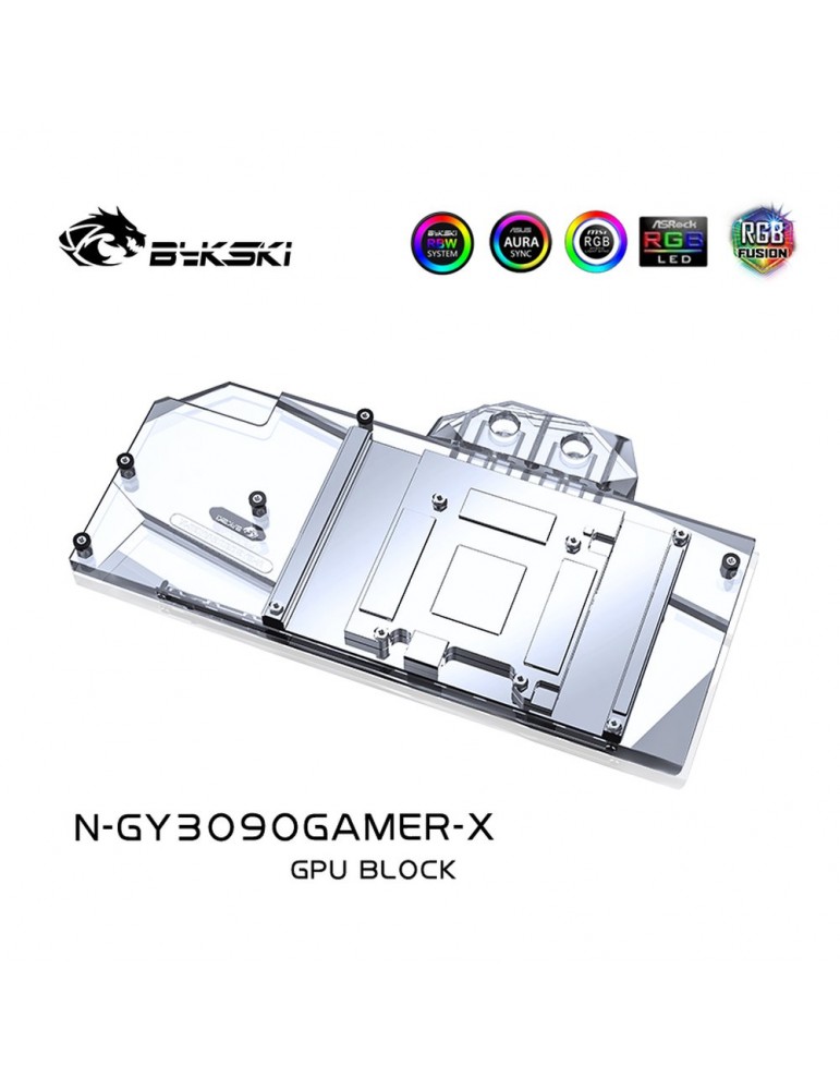 Bykski Waterblock GPU Galax/KFA2 3080/3090 Gamer OC (incl. Backplate)  N-GY3090GAMER-X Bykski - 2