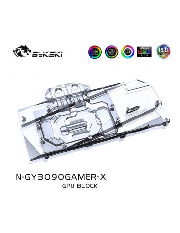Bykski Waterblock GPU Galax/KFA2 3080/3090 Gamer OC (incl. Backplate)  N-GY3090GAMER-X