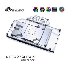 Bykski Waterblock GPU Palit 3070 GamingPro OC (incl. Backplate) N-PT3070PRO-X Bykski - 4