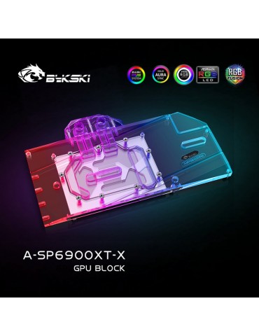 Bykski Waterblock Sapphire RX6800XT/6900XT Nitro+ Gaming OC(incl. Backplate)  A-SP6900XT-X