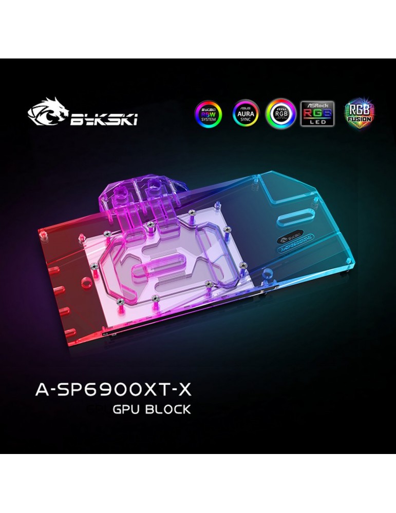 Bykski Waterblock Sapphire RX6800XT/6900XT Nitro+ Gaming OC(incl. Backplate)  A-SP6900XT-X Bykski - 2