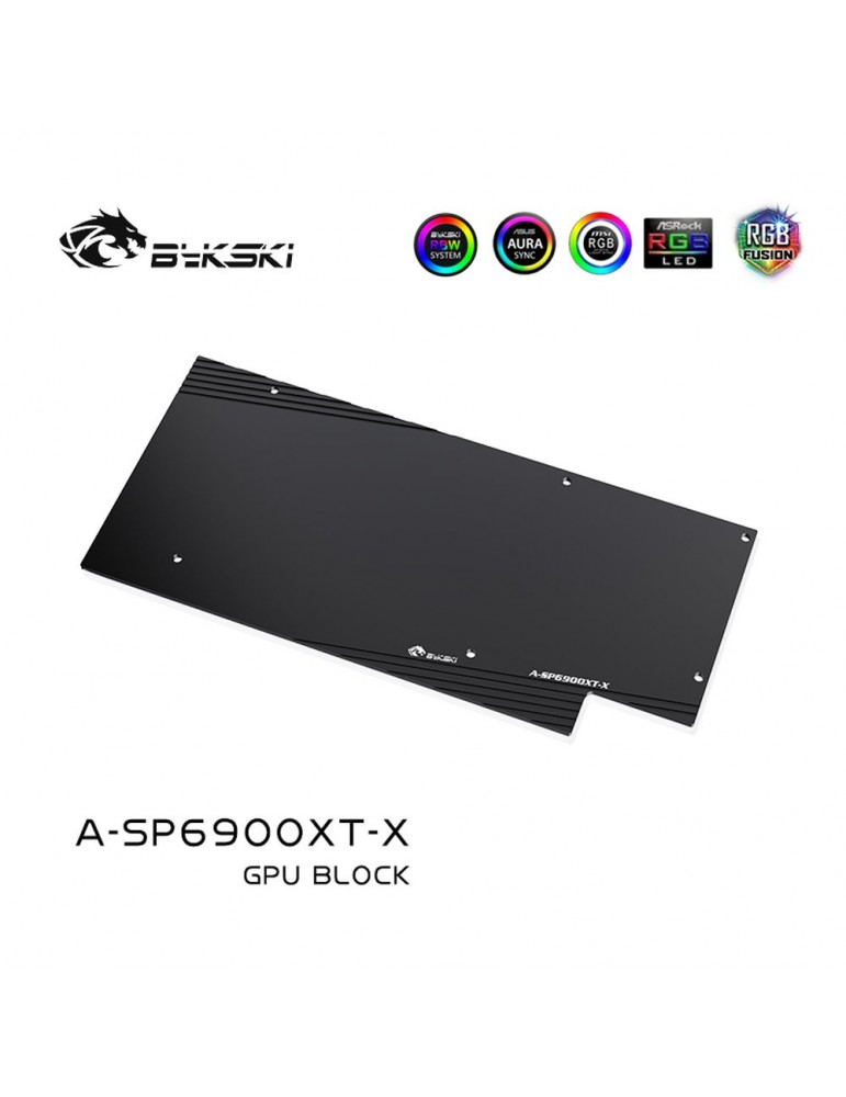 Bykski Waterblock Sapphire RX6800XT/6900XT Nitro+ Gaming OC(incl. Backplate)  A-SP6900XT-X Bykski - 4