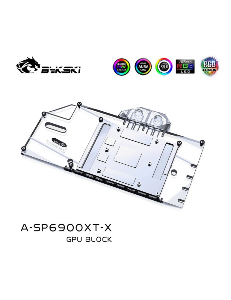 Bykski Waterblock Sapphire RX6800XT/6900XT Nitro+ Gaming OC(incl. Backplate)  A-SP6900XT-X Bykski - 3