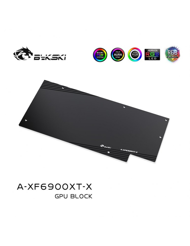 Bykski Waterblock XFX 6800XT/6900XT MERC (incl. Backplate)  A-XF6900XT-X Bykski - 3