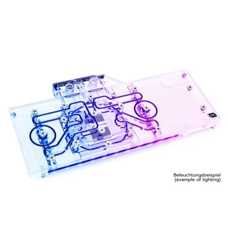 Alphacool Eisblock Aurora Acryl GPX-N RTX 3080/3080Ti XC3 Ultra Gaming + Backplate