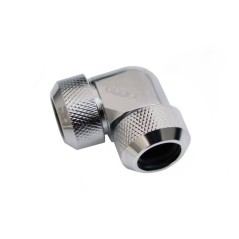 Alphacool Eiszapfen Raccordo antisfilamento a 90° per Tubo rigido 16mm - Chrome Alphacool - 4