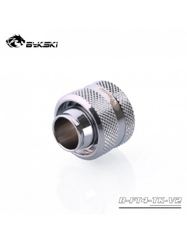 Bykski Raccordo a Compressione per Tubo Soft 10/16mm Typ 2 SILVER