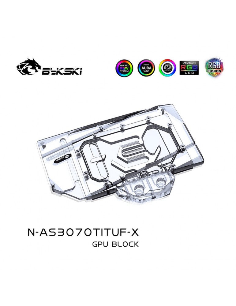 Bykski GPU Waterblock ASUS TUF Gaming 3070 Ti OC (inkl. Backplate) N-AS3070TITUF-X Bykski - 5