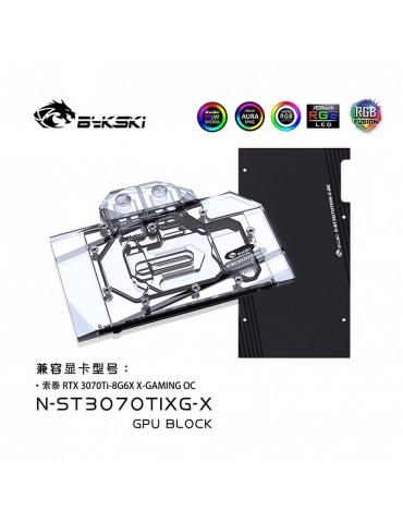 Bykski Waterblock ZOTAC 3070 Ti X-GAMING OC (incl. Backplate) N-ST3070TIXG-X