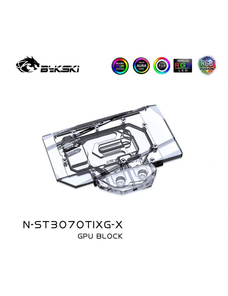 Bykski Waterblock ZOTAC 3070 Ti X-GAMING OC (incl. Backplate) N-ST3070TIXG-X Bykski - 4
