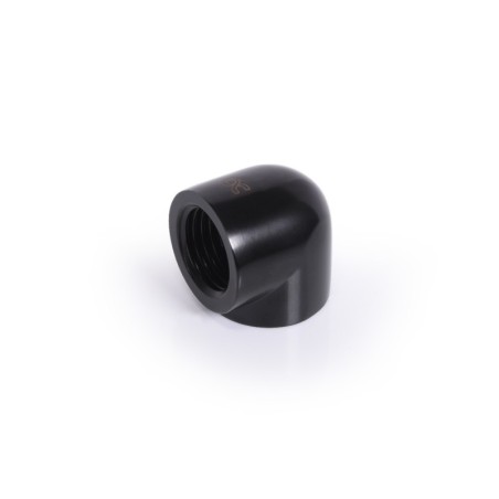 Alphacool Eiszapfen Connettore a L  20mm F/F G1/4 Black