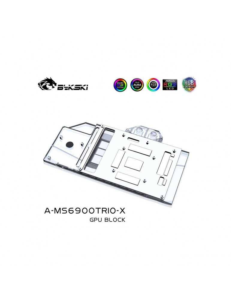 Bykski MSI RX 6900 XT Trio (incl. Backplate)  A-MS6900TRIO-X Bykski - 2