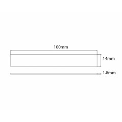 Bykski Thermal Pad 100x14x1.8 mm B-GRP18 (1 pz.) Bykski - 4