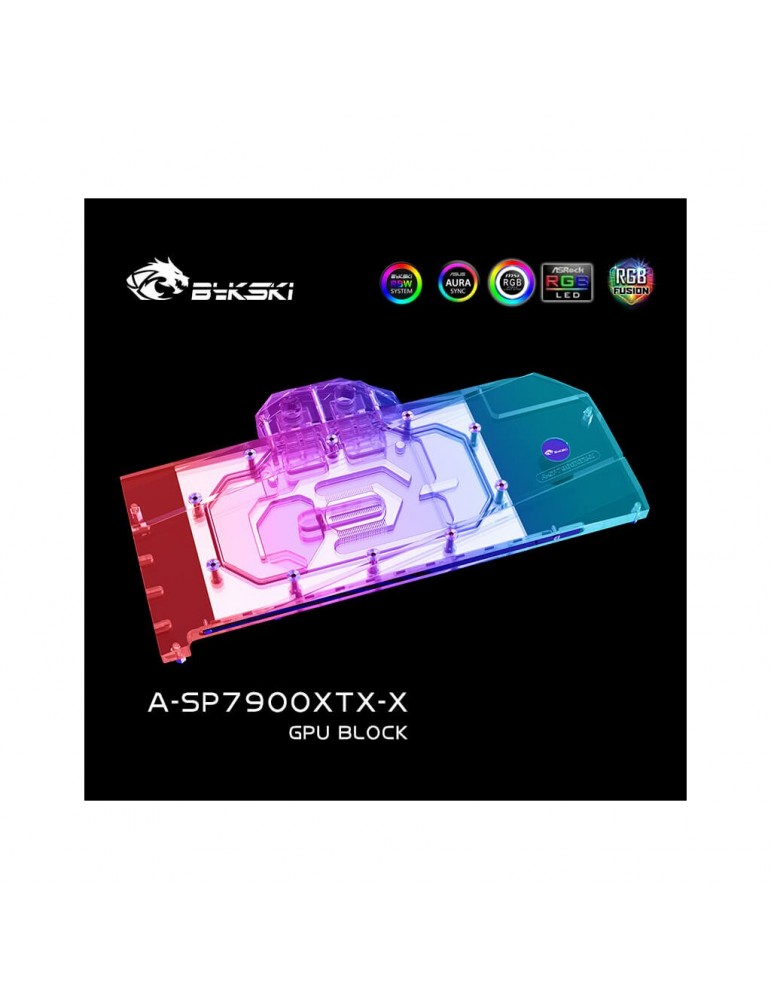 Bykski  GPU Sapphire RX 7900 XTX Nitro+ (incl. Backplate) A-SP7900XTX-X Bykski - 2