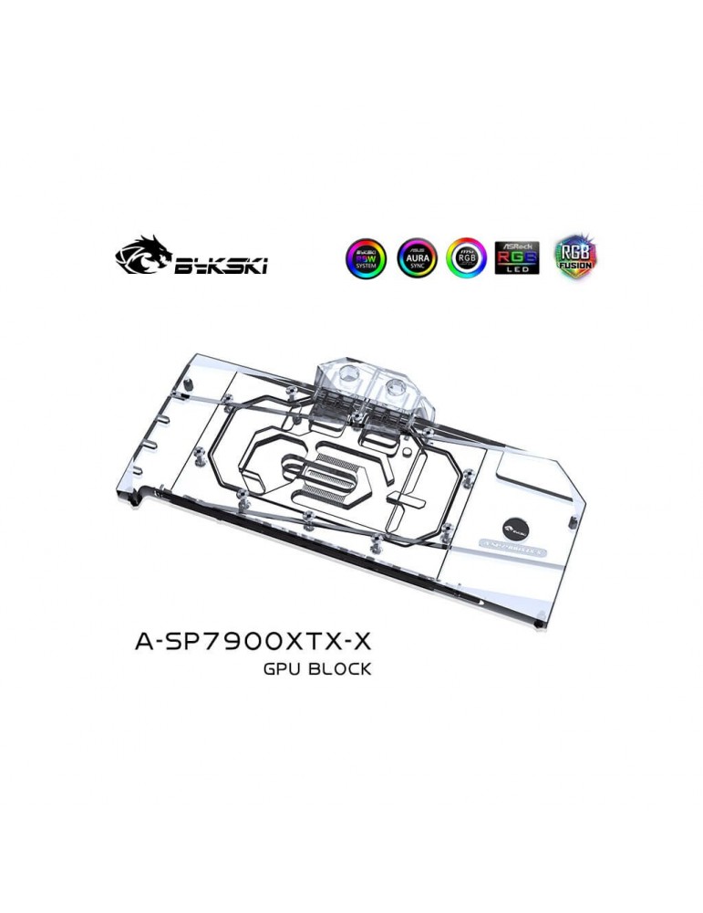 Bykski  GPU Sapphire RX 7900 XTX Nitro+ (incl. Backplate) A-SP7900XTX-X Bykski - 4