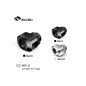 Bykski Adattatore ruotabile M/F Offset 6mm G1/4  Silver CC-HR-X