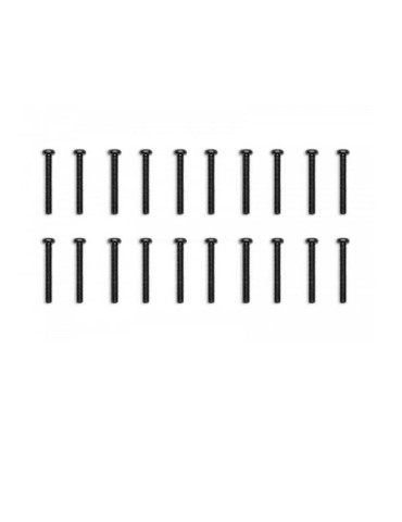 EK-Loop Set Viti Testa Phillips M4x30mm - Nero (20pz)