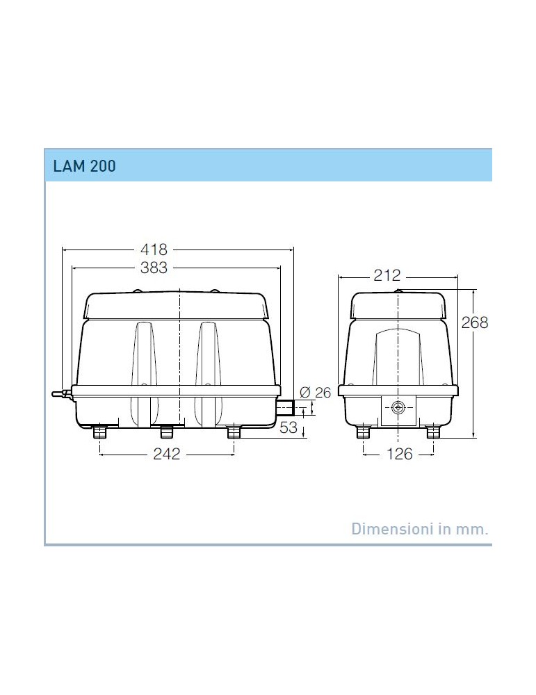 Pompa Soffiante Nitto Kohki LA–45C  230V-50Hz  - 7