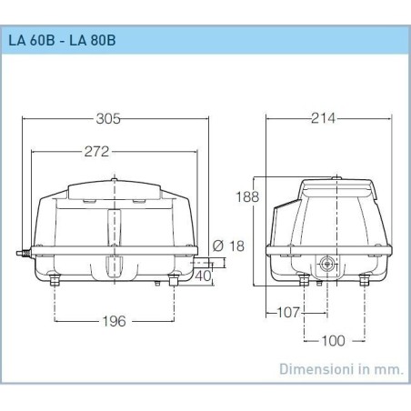 Pompa Soffiante Nitto Kohki LA–60B 230V-50Hz