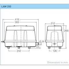 Pompa Soffiante Nitto Kohki LA–120A  230V-50Hz NITTO KOHKI - 7