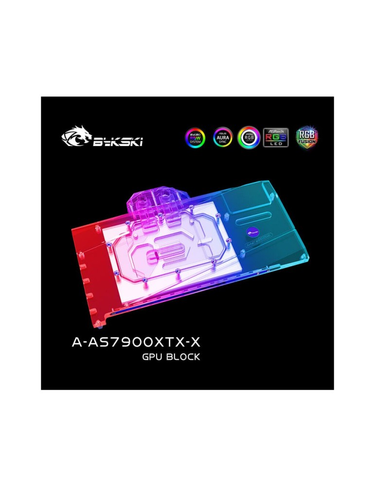 Bykski GPU Block ASUS TUF RX 7900 XTX (incl. Backplate) A-AS7900XTX-X Bykski - 2